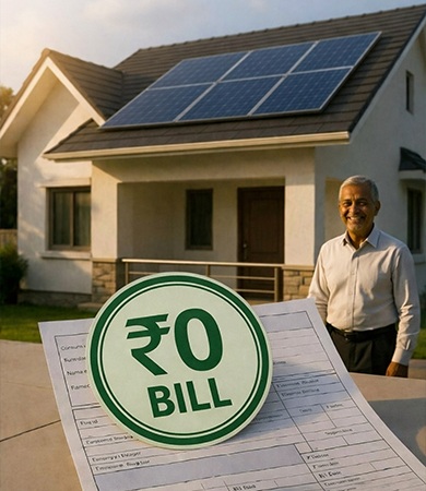 How a ₹8,000 Light Bill Can Become ₹0 with Solar